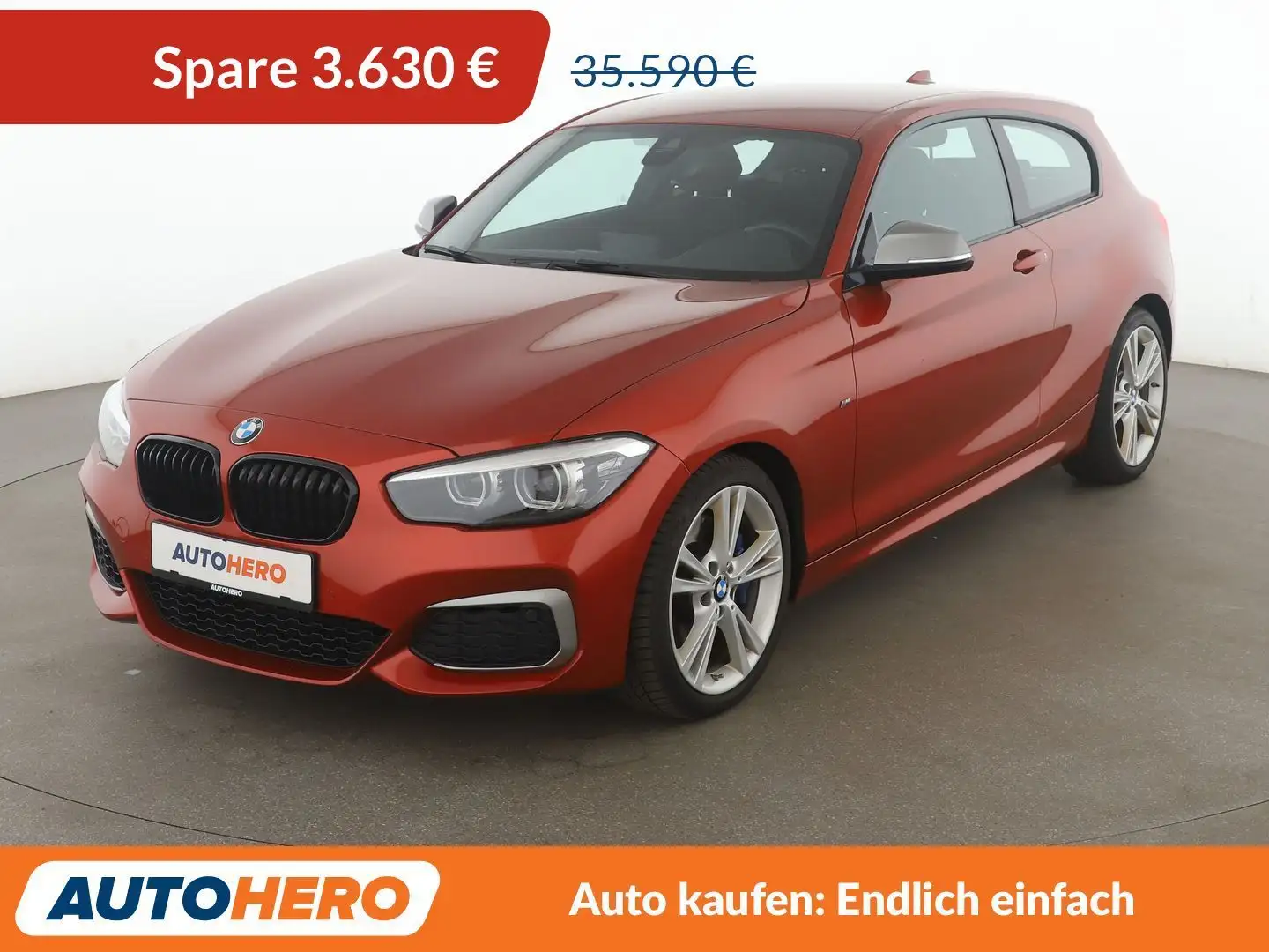 BMW 140 M140i xDrive Special Edition Aut.*NAVI*LED*TEMPO* Orange - 1
