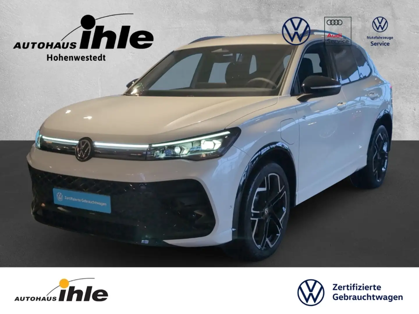 Volkswagen Tiguan 1,5 TSI eHybrid DSG R-Line Black Style AHK+MATRIX Weiß - 1