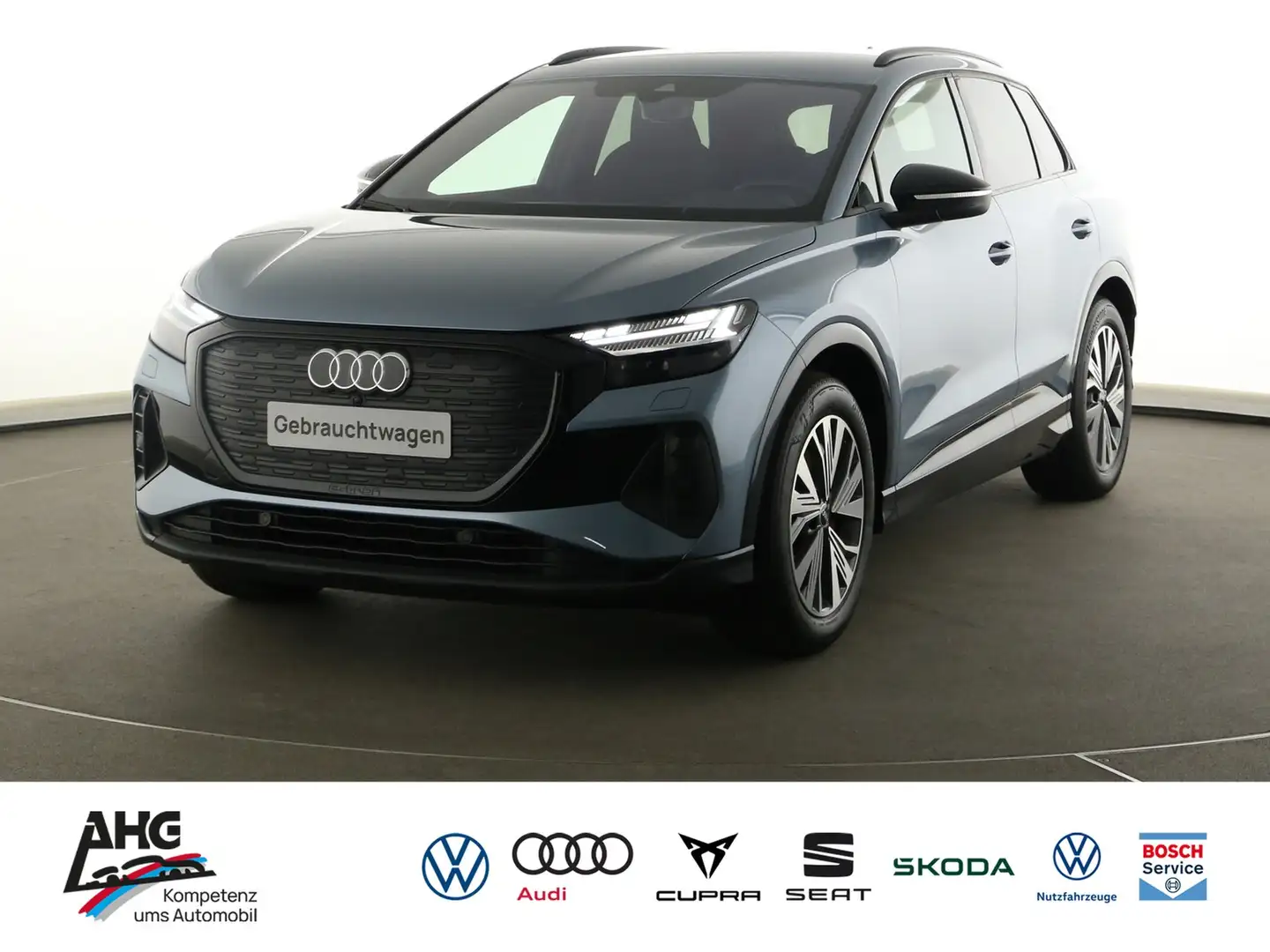 Audi Q4 e-tron 50 quattro 220 kW Blauw - 1