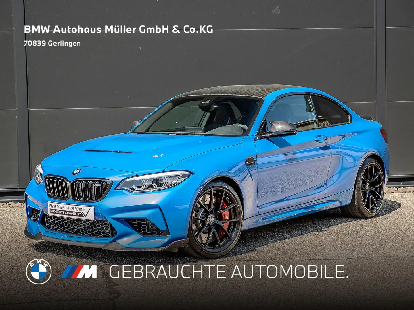 BMW M2 CS Coupé 1 von 2200 Kamera DAB Dt.Fzg 1VB Navi Bleu - 1