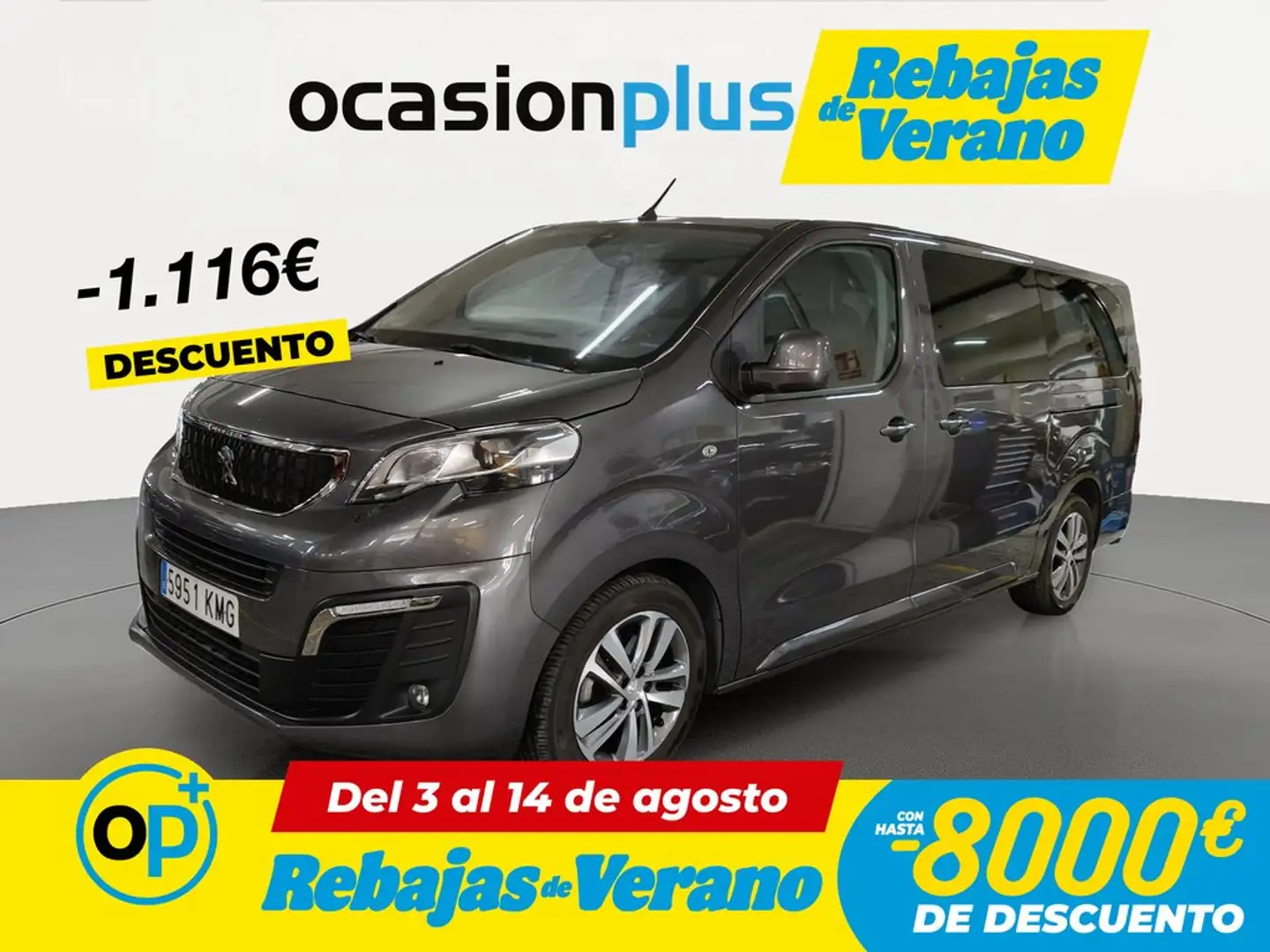Peugeot Traveller 2.0BlueHDI Business VIP Long 150 Gris - 1