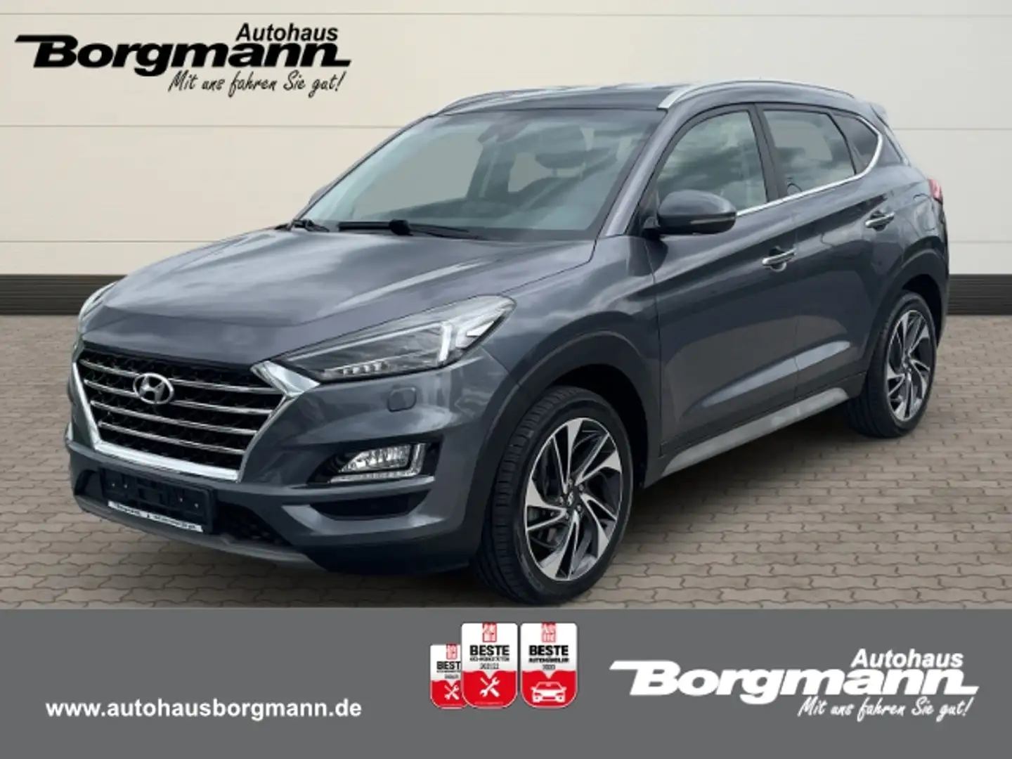 Hyundai TUCSON Premium 1.6 Turbo Allrad - Navi - Rückfahrkamera Grau - 1