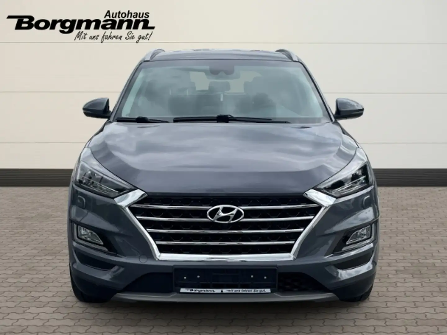 Hyundai TUCSON Premium 1.6 Turbo Allrad - Navi - Rückfahrkamera Grau - 2