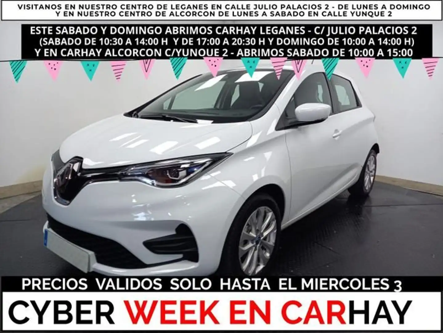 Renault ZOE INTENS R110 BATERÍA 50KWH EN PROPIEDAD Bianco - 1