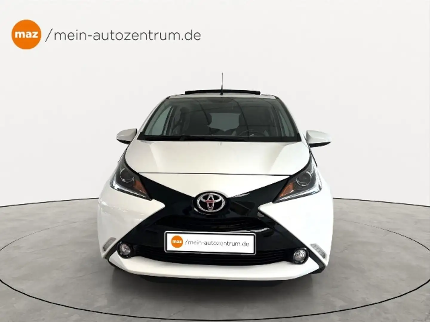 Toyota Aygo -Wave 1.0 x-wave Faltdach Leder Kom-paket Rückfahr Weiß - 2