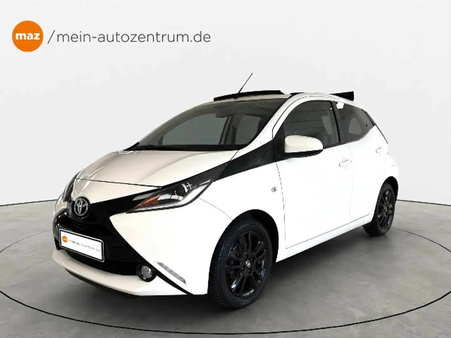 Toyota Aygo -Wave 1.0 x-wave Faltdach Leder Kom-paket Rückfahr Weiß - 1