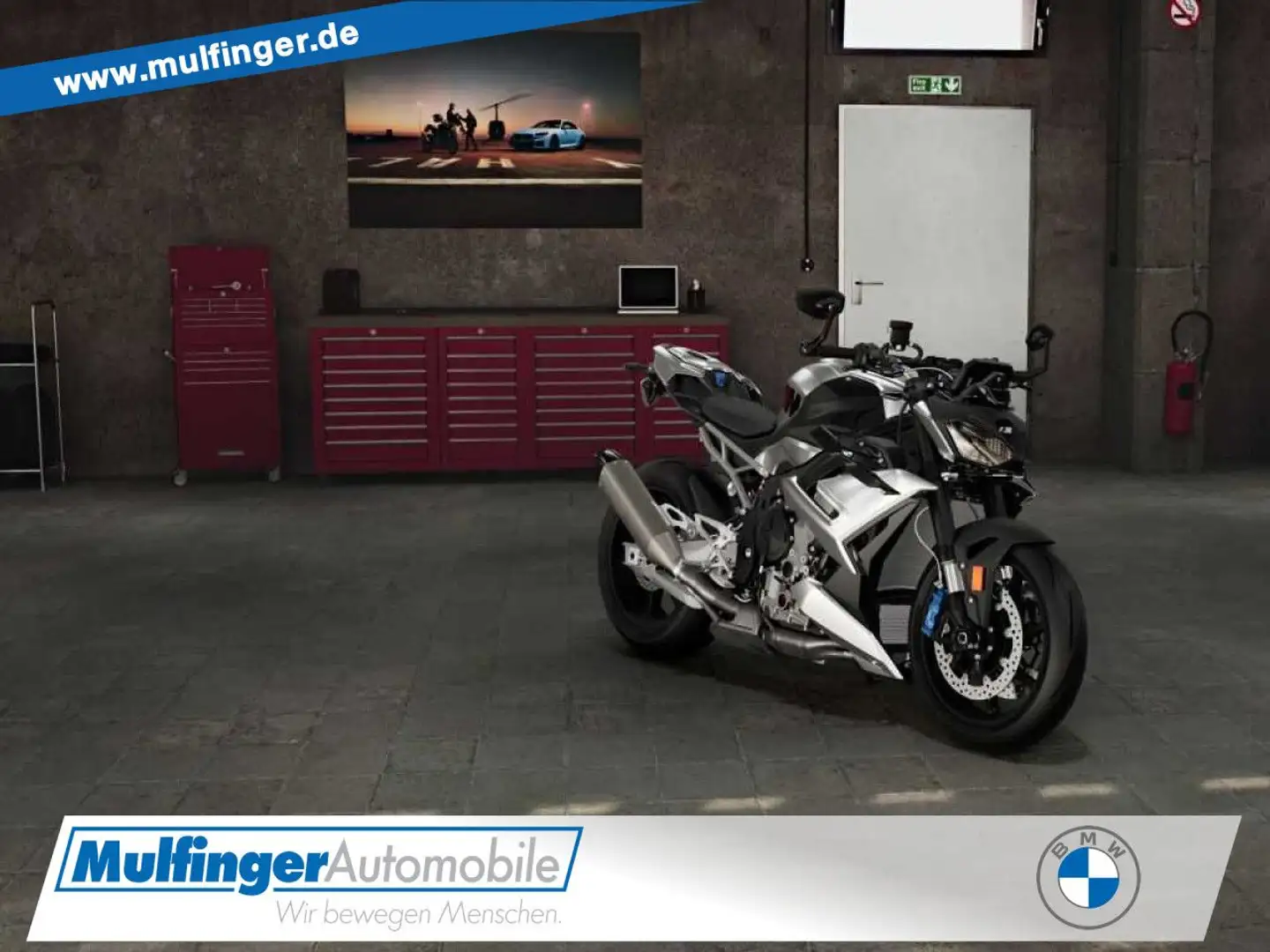 BMW M1000R Modell 2025 Basis ABS LED Heizgriffe Silber - 1
