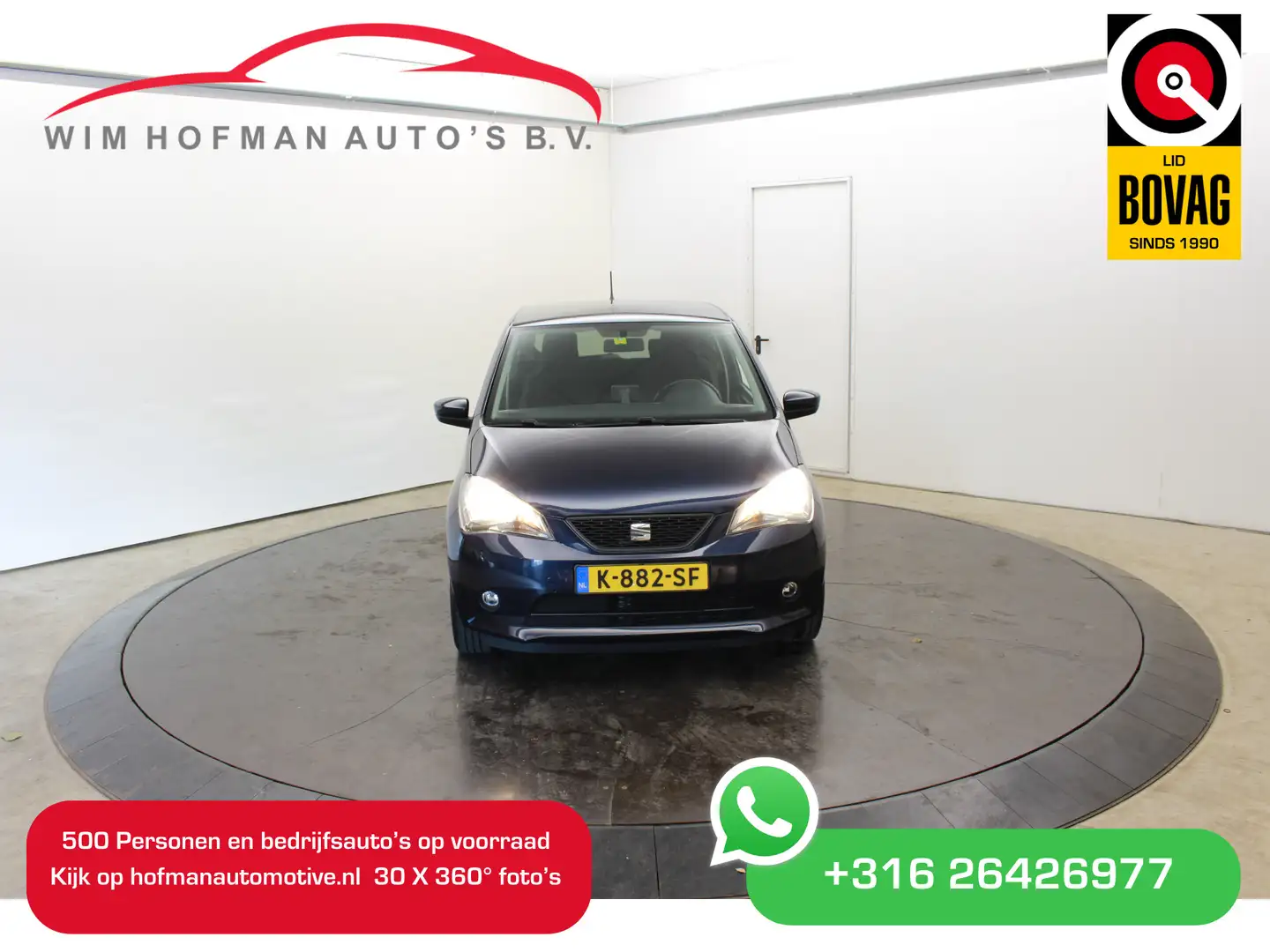 SEAT Mii 1.0 Mii by Mango Cruise contr Park sensoren Navi Blauw - 1