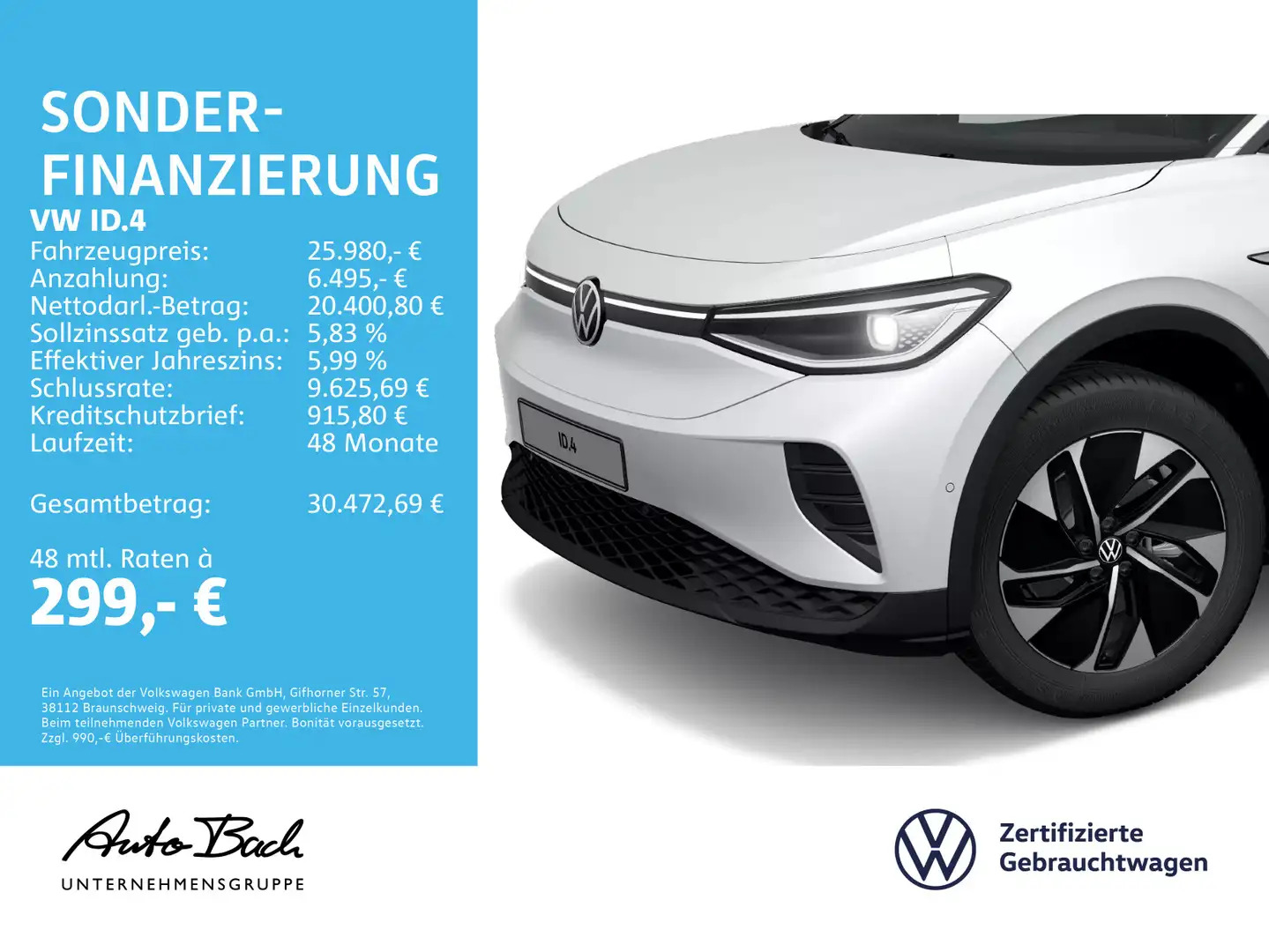 Volkswagen ID.4 Pro Performance Navi LED Panorama CarPlay Wit - 2