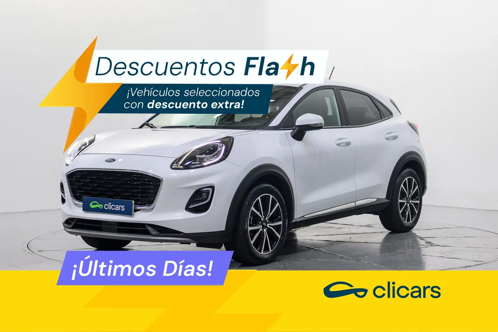 Ford Puma 1.5 Ecoblue Titanium 120 Blanc - 1