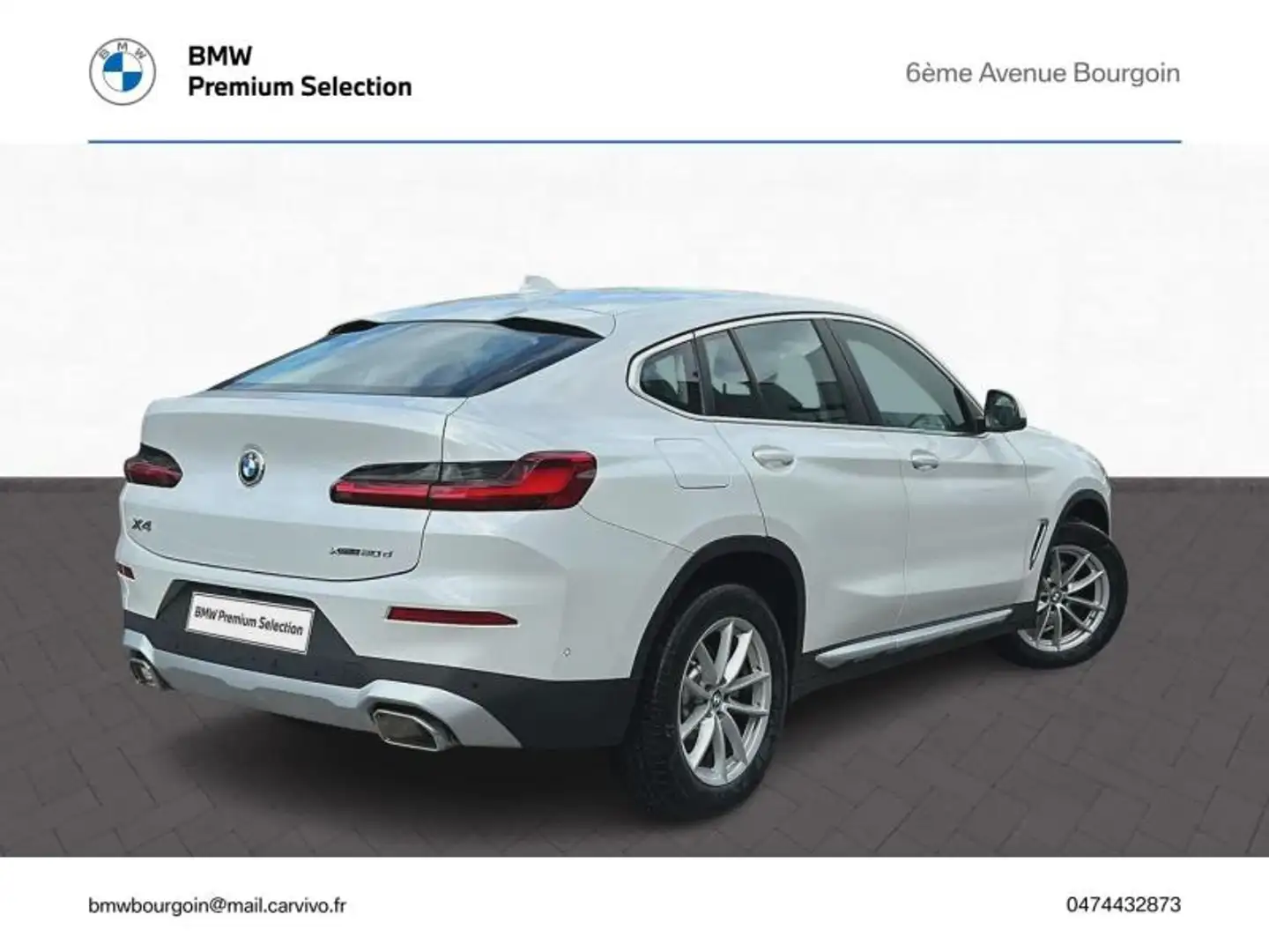 BMW X4 xDrive20d 190ch xLine Blanc - 2