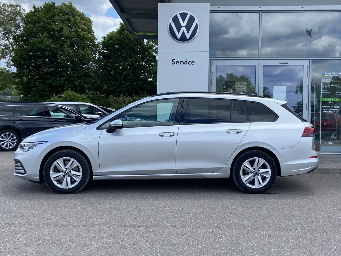 Volkswagen Golf Variant 2.0 TDI LIFE NAVI+LED+APP-CONNECT+A Silber - 2