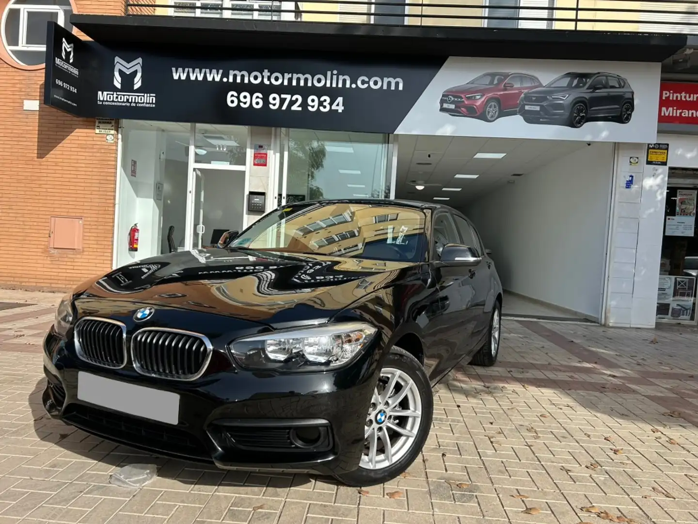 BMW 116 116d EfficientDynamics Negro - 1