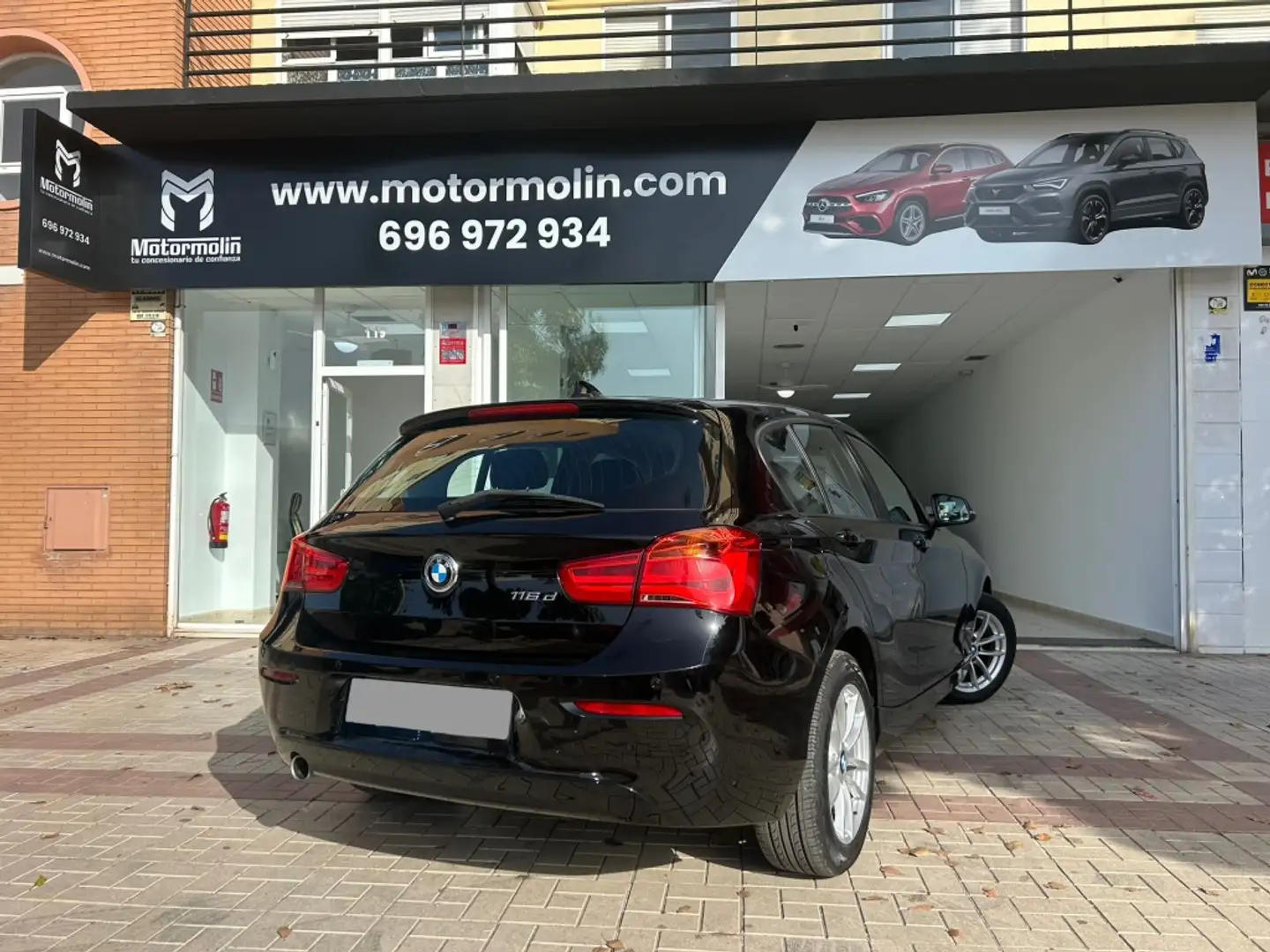 BMW 116 116d EfficientDynamics Negro - 2
