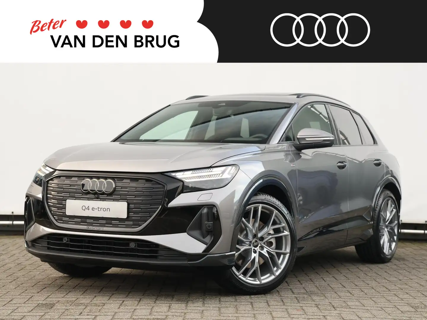 Audi Q4 e-tron S edition Competition 45 82 kWh | 286 pk | Optiek Сірий - 1
