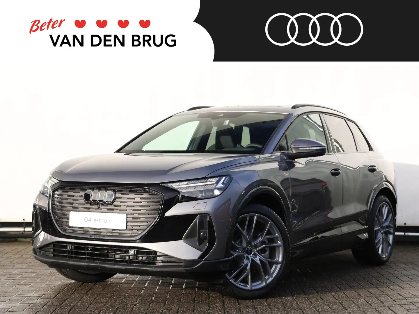 Audi Q4 e-tron S edition Competition 45 82 kWh | 286 pk | Optiek Gri - 1