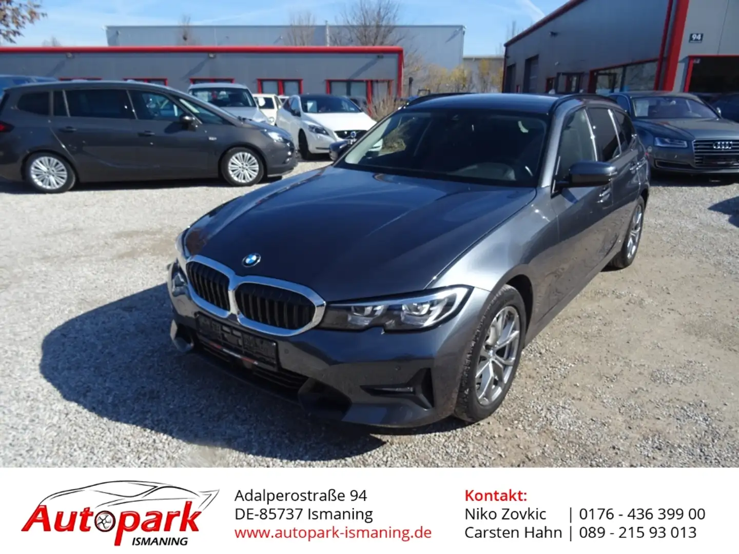 BMW 320 d xDrive Sport Line Touring Mild-Hybrid EU6d Grau - 1