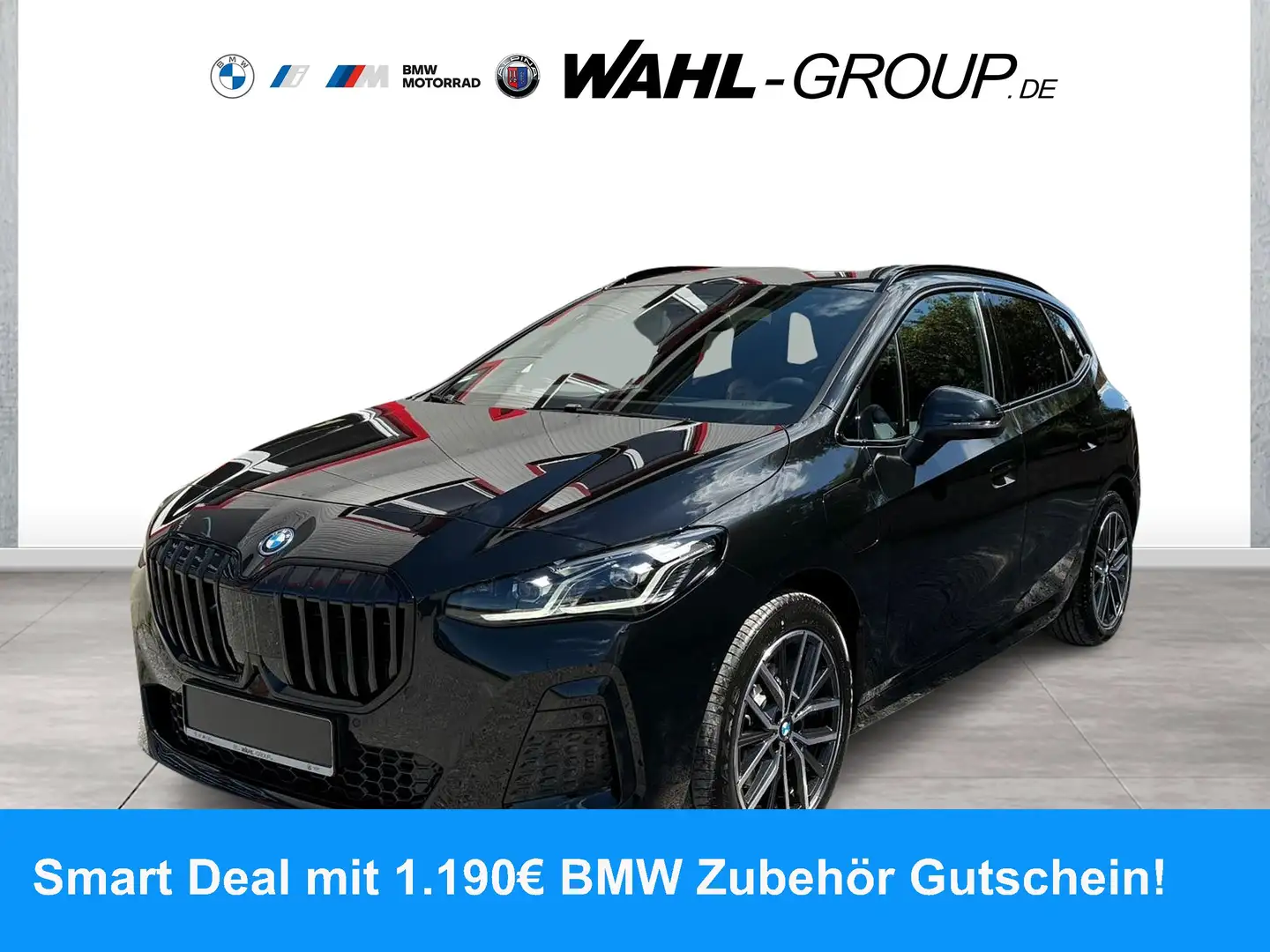 BMW 225 e xDrive M Sport AHK Premium Adapt LED Navi SHZ Nero - 1