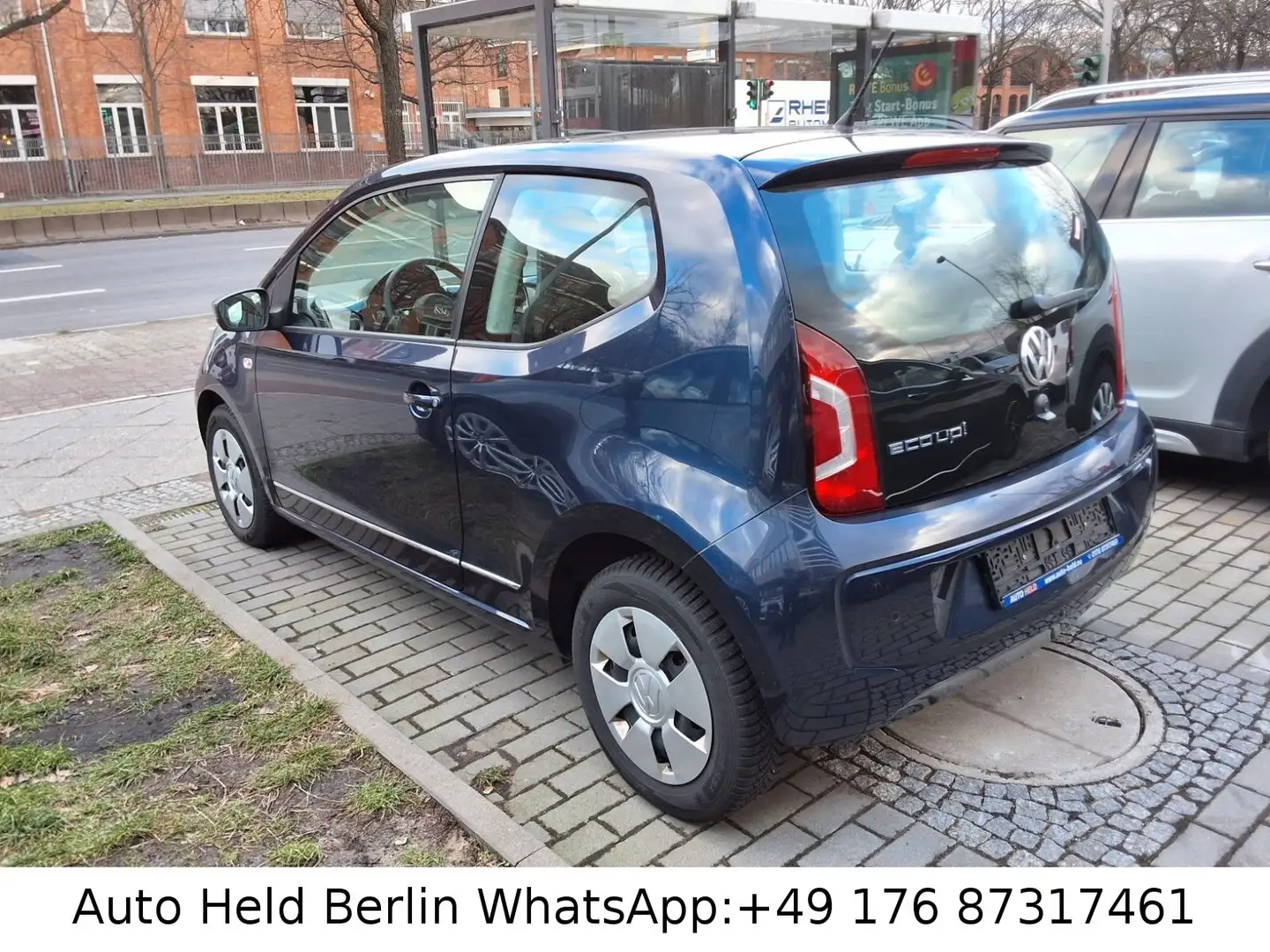Volkswagen up! high up! BMT eco Erdgas/Benzin, klima 1.hd. Bleu - 2