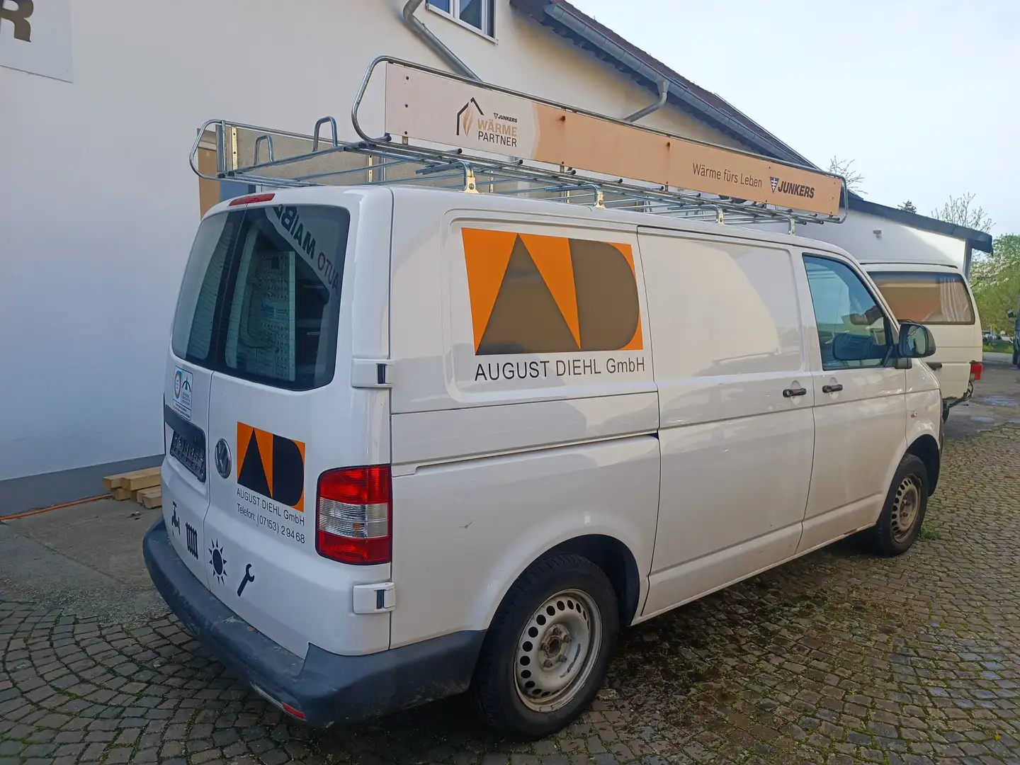 Volkswagen T5 Transporter mit Systemausbau/Dachträger Wit - 2