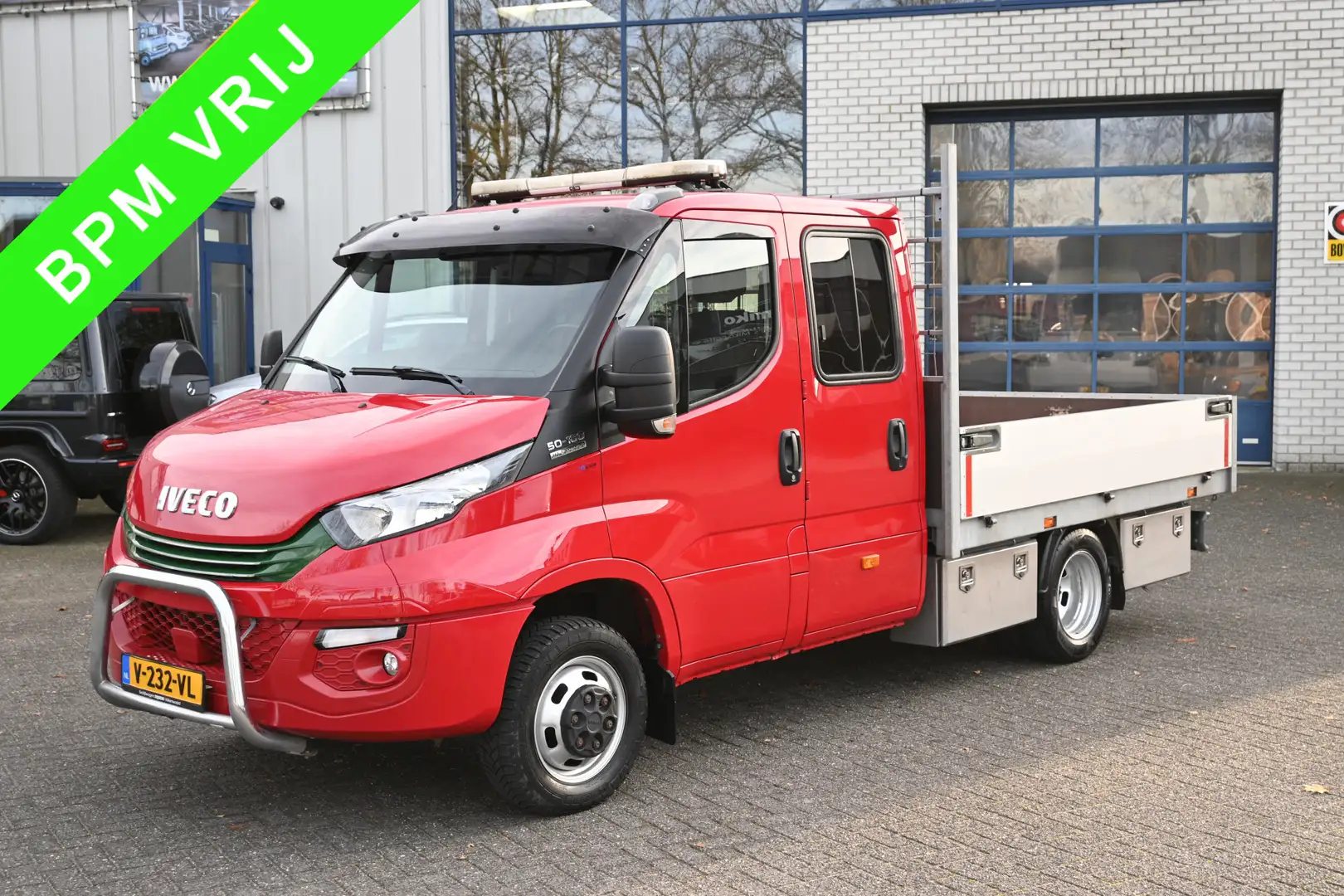 Iveco Daily 50C18 DC Open laadbak 3500 KG trekhaak, Camera, Cl Rouge - 1