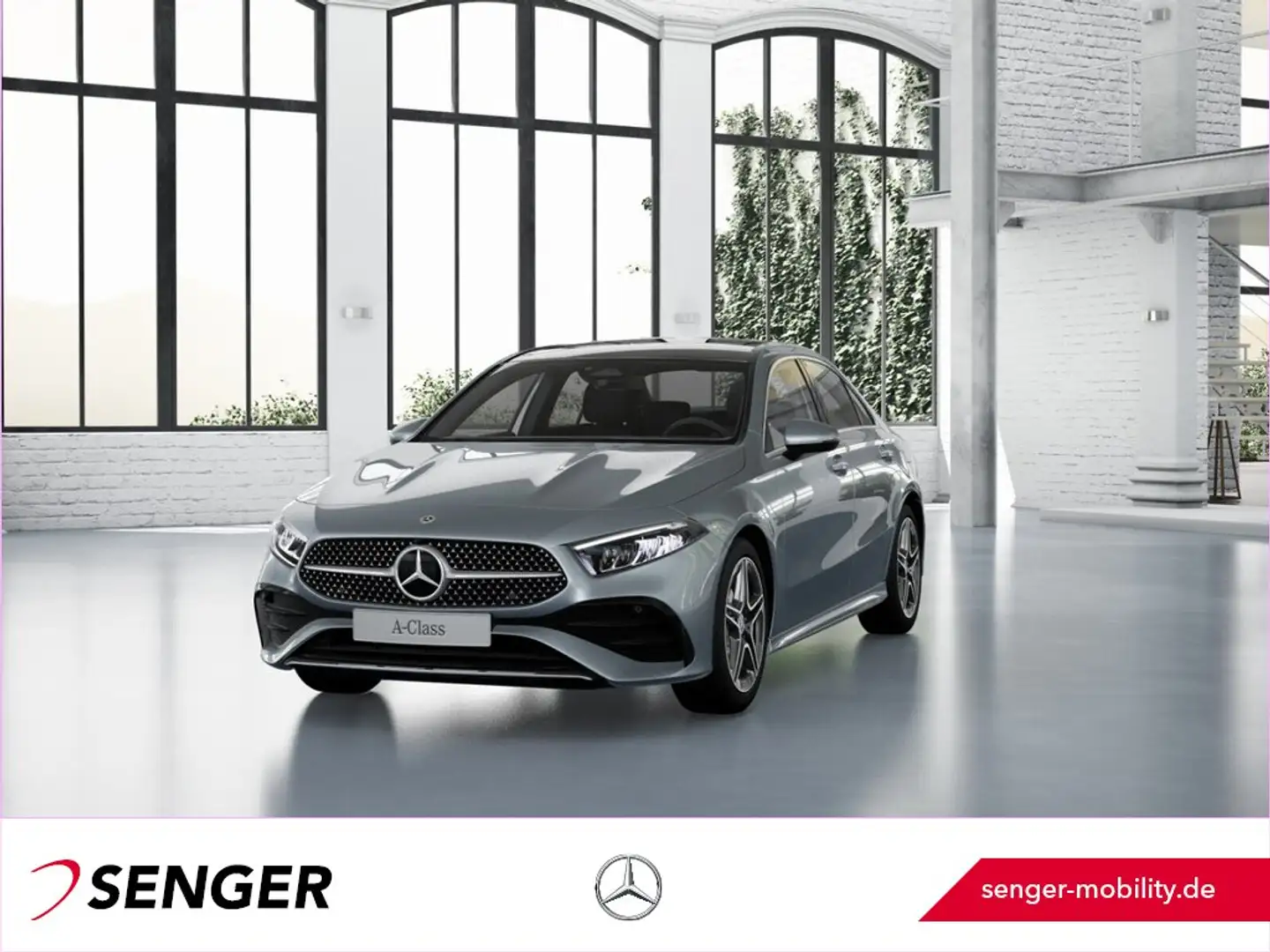 Mercedes-Benz A 200 Limousine AMG Panorama Kamera Keyless-Go Silber - 1