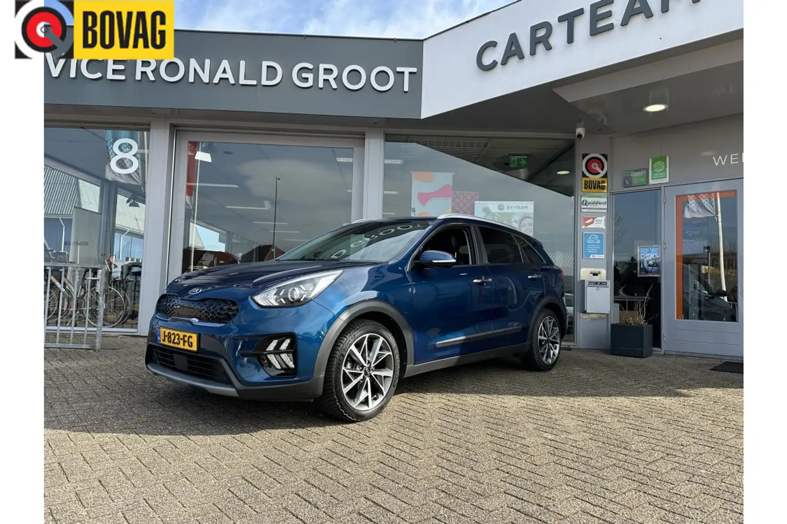 Kia Niro (Verkocht) 1.6 GDi H. Dyn.Pl.L | Automaat | Carpla Blauw - 1