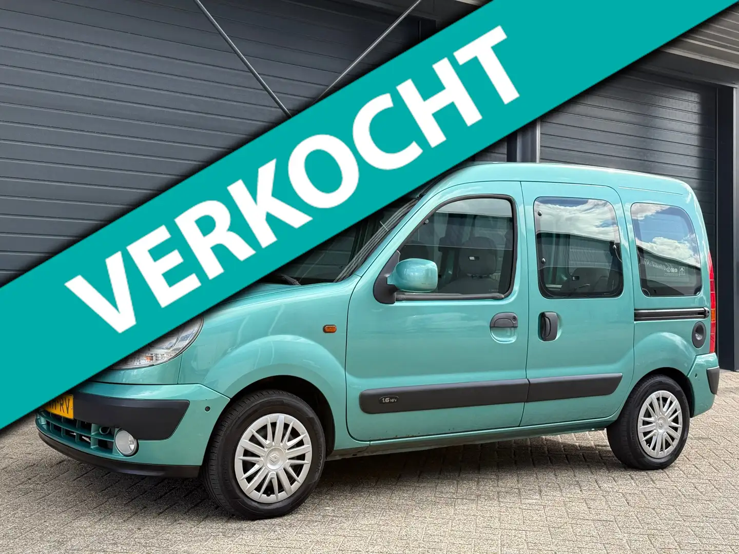 Renault Kangoo 1.6-16V Privilège, Vliegtuigplafond, Trekhaak, APK Groen - 1