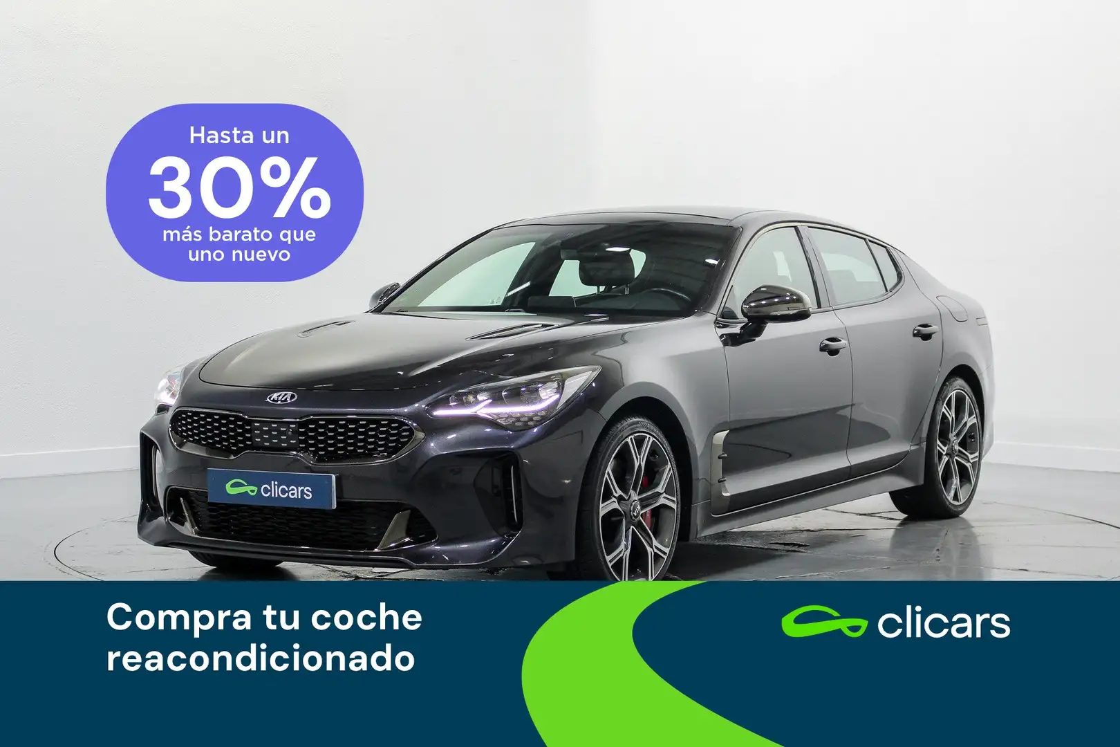 Kia Stinger 3.3 T-GDI GT 4x4 Aut. 366 Gris - 1