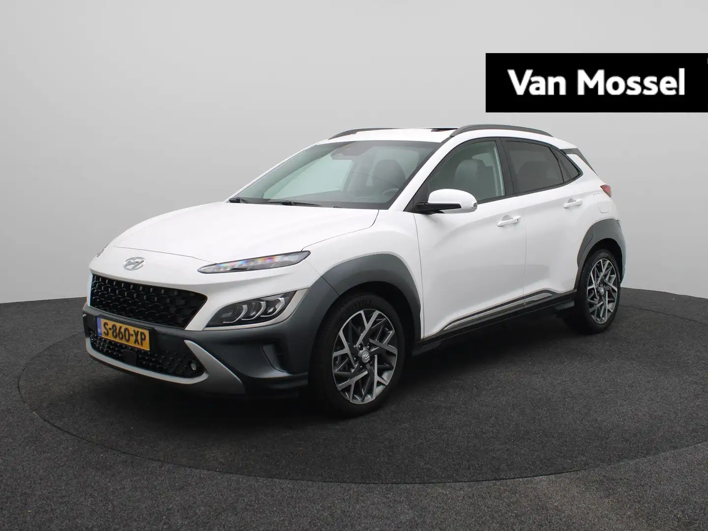 Hyundai KONA 1.6 GDI HEV Premium Sky | Vol Lederen Elektrische Wit - 1