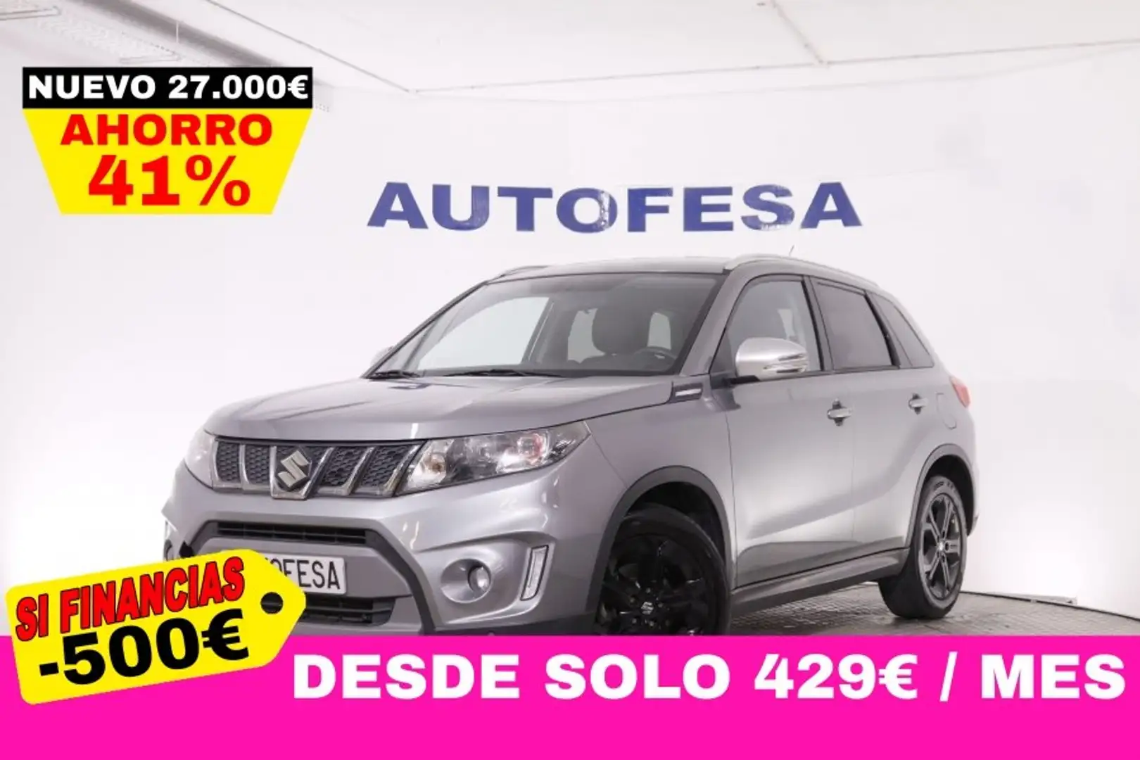 Suzuki Vitara 1.4T 4WD AUTO S 140CV 5P # NAVY,FAROS LED,CAMARA T Gris - 1