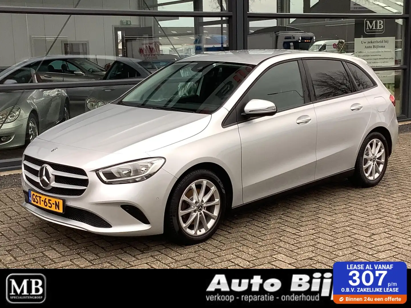 Mercedes-Benz B 200 eerste eigenaar, wide screen, camera, navi, cruise Grijs - 1