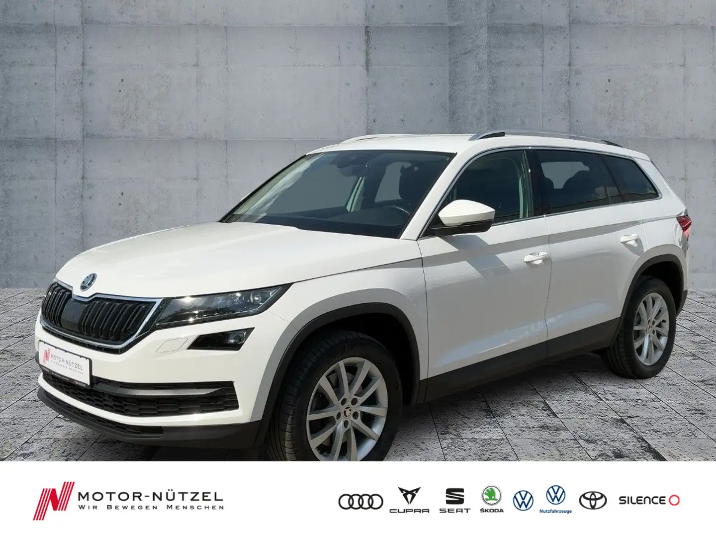 Skoda Kodiaq 2.0 TDI DSG 4x4 STYLE LED+NAVI+AHK+ACC Weiß - 1