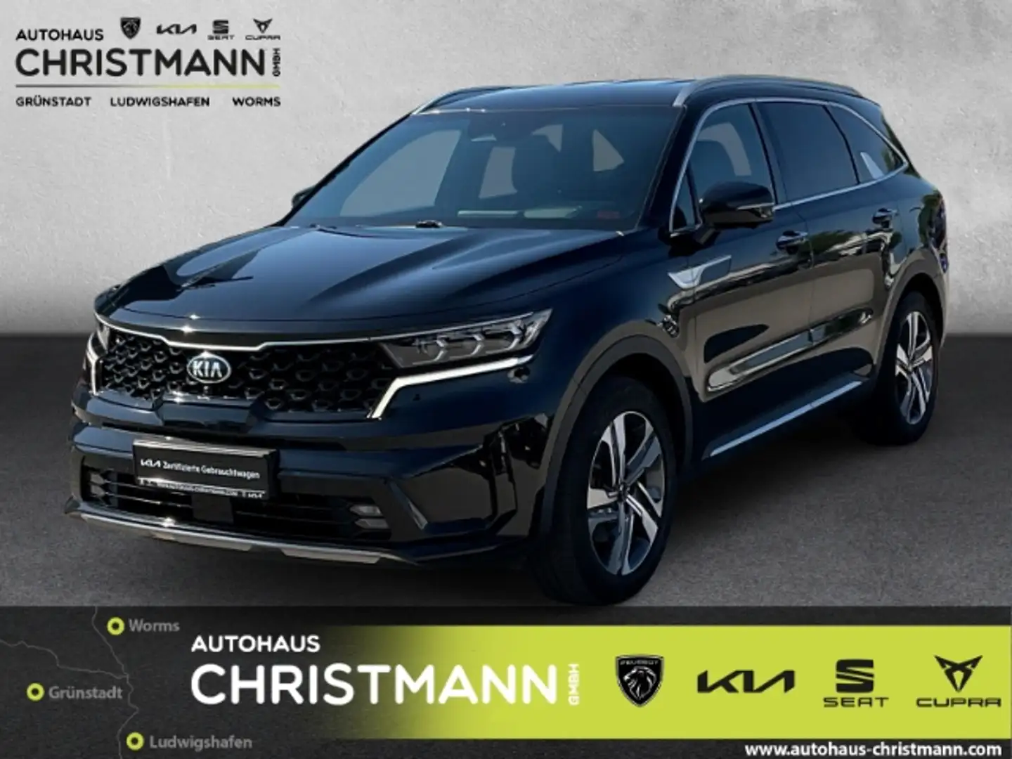 Kia Sorento PLATINUM 1.6T PLUG-IN HYBRID AWD *NAVIGATIONSSYSTE Zwart - 1