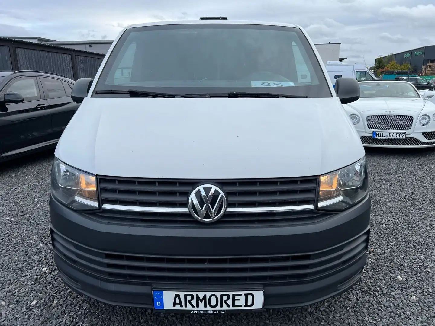 Volkswagen T6 LANG*150PS*6-GANG*GWT*ARMORED*EUR6*3-MANN* Weiß - 2