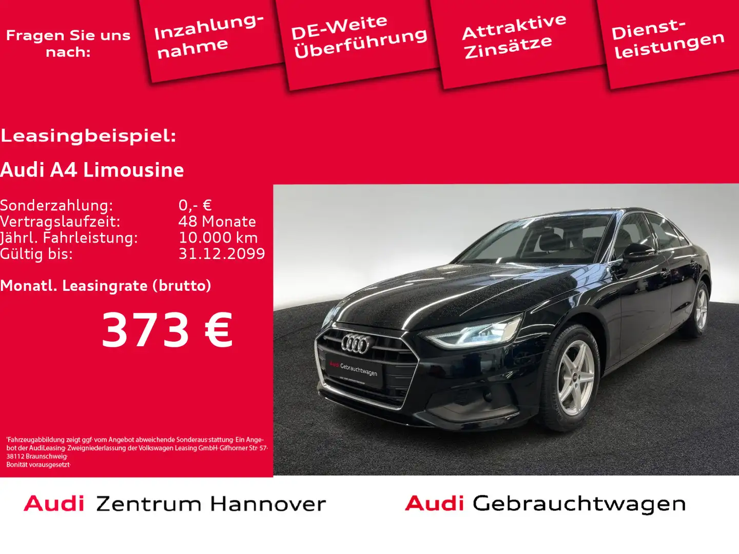 Audi A4 35 TFSI Navi Sitzheizung Einparkhil Noir - 1