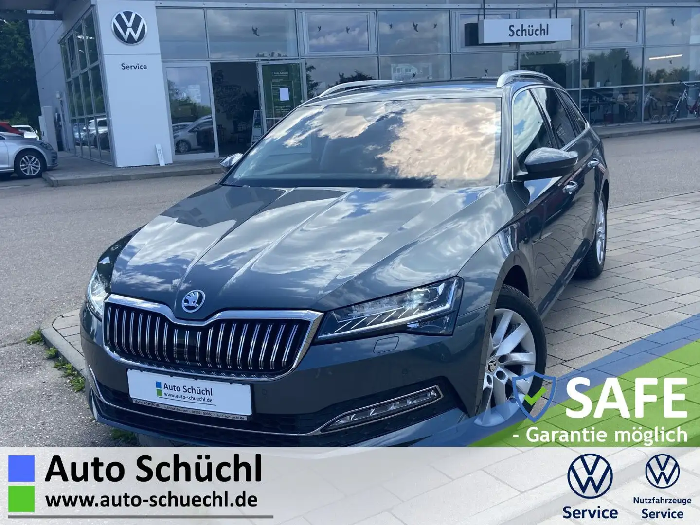 Skoda Superb Combi 2.0 TDI Style 17"+CANTON+AHK+NAVI-C Šedá - 1
