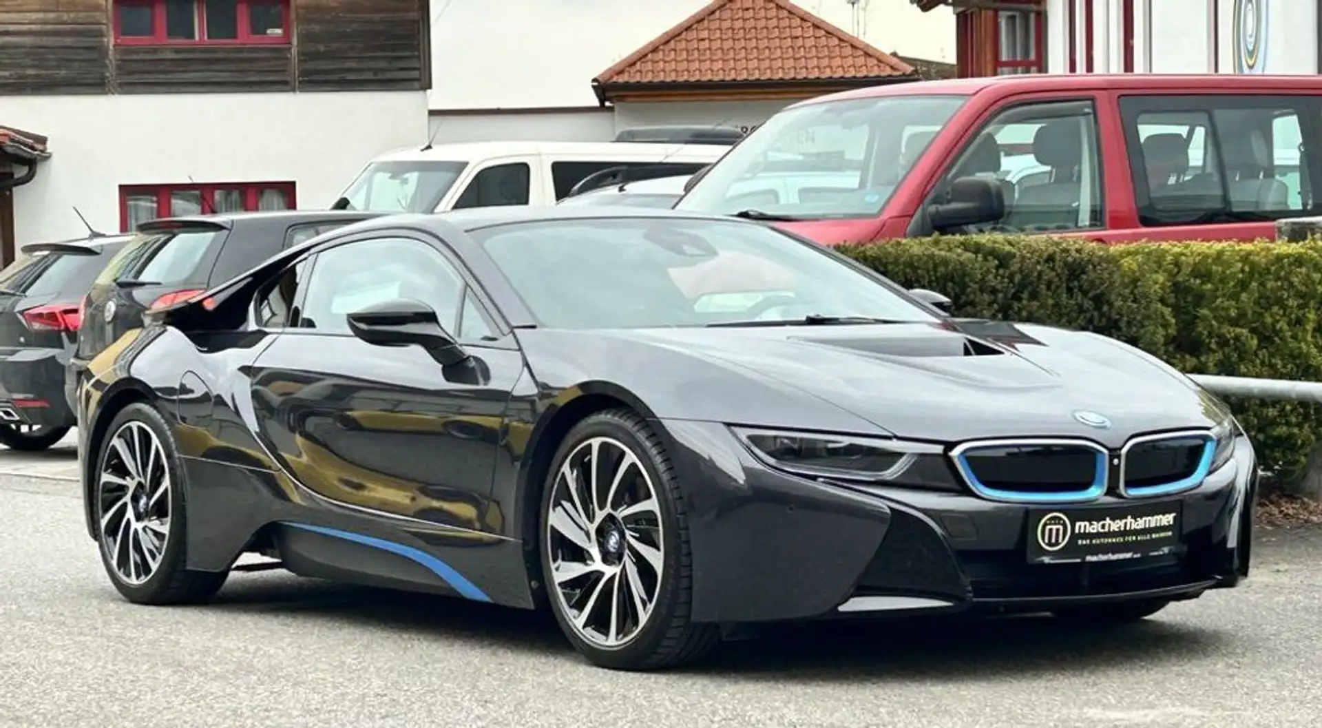 BMW i8 Coupé *LED*HUD*H&K*360°*CARBON*STANDKLIMA*20'' Grau - 2