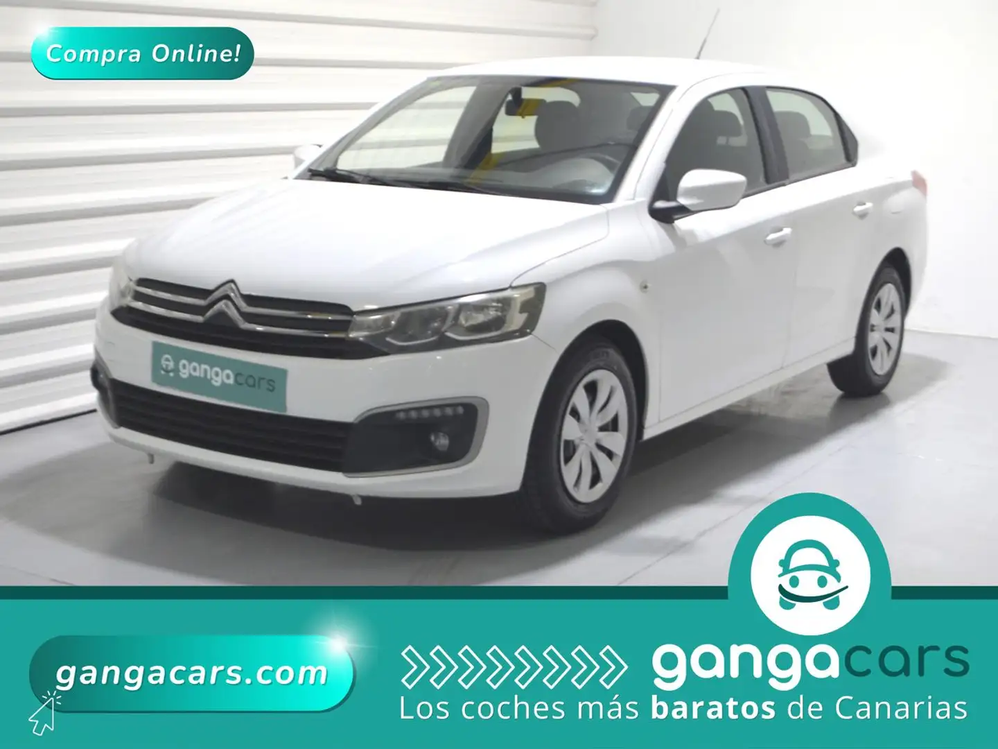 Citroen C-Elysée 1.2 PureTech Feel 82 Blanc - 1