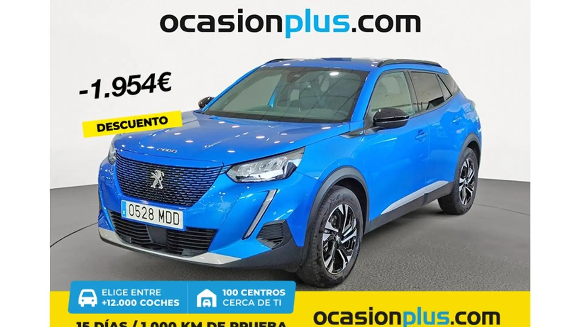 Peugeot 2008 Allure Eléctrico 100kW Azul - 1