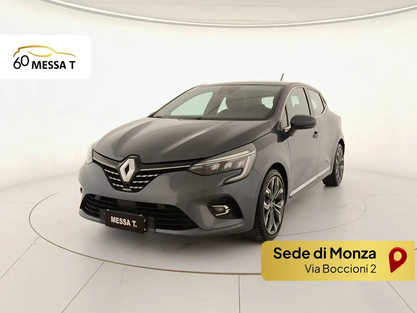 Renault Clio 1.0 tce Intens Gpl 100cv my21 Grijs - 1