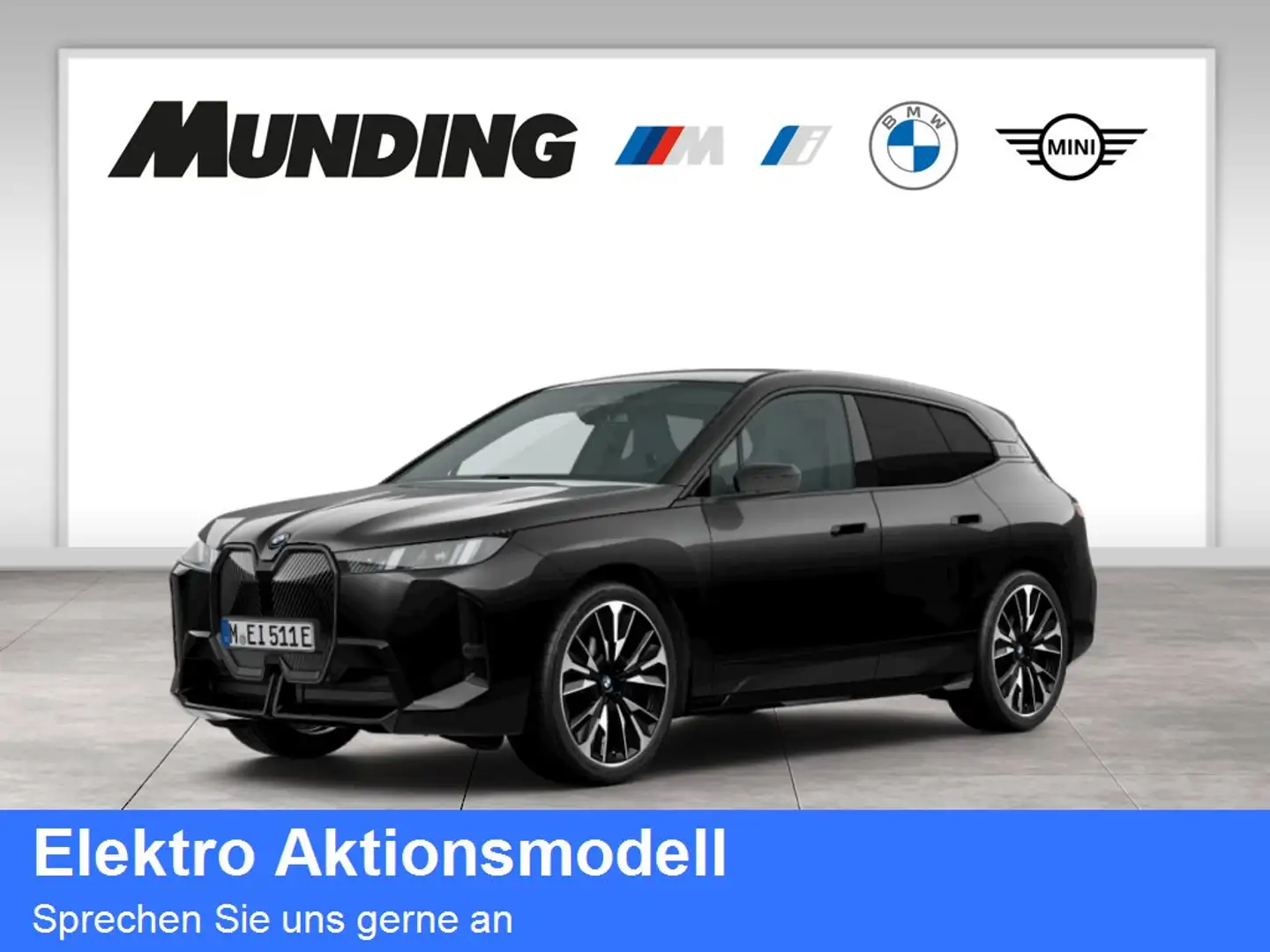 BMW iX xDrive45 A M Sportpaket HK-HiFi|DAB|LED|Navi|PDC|M Nero - 1