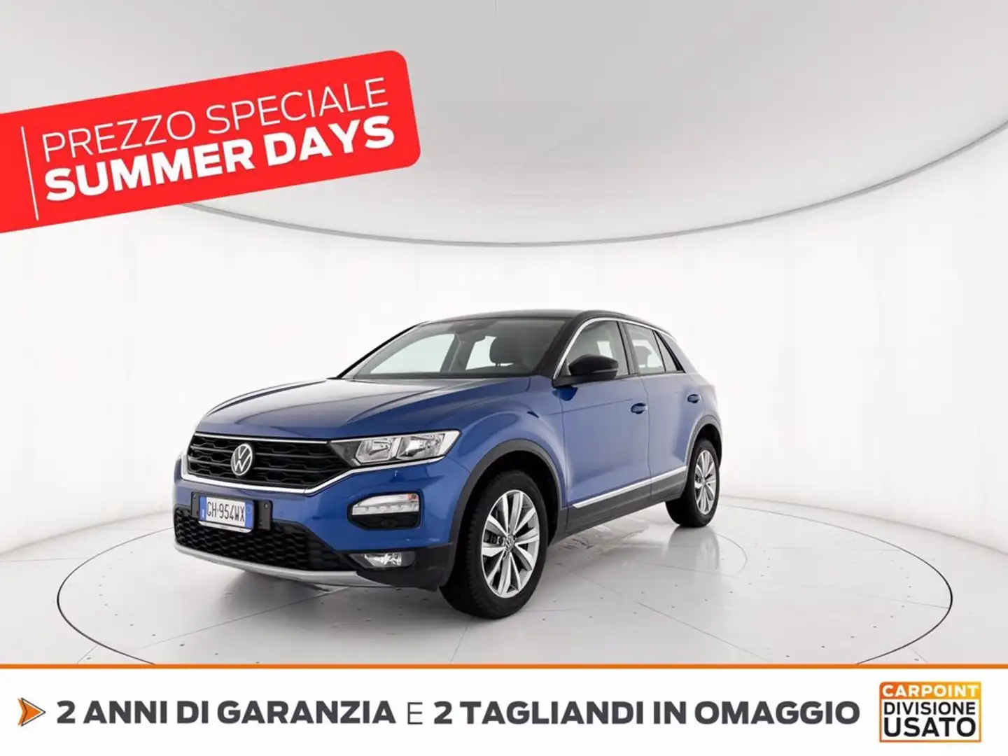 Volkswagen T-Roc 1.0 tsi style 110cv Blue - 1