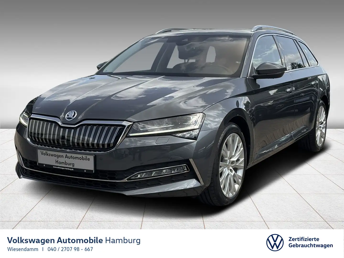 Skoda Superb Combi 1.4 TSI DSG Style iV AHK Kamera Kli Grau - 1