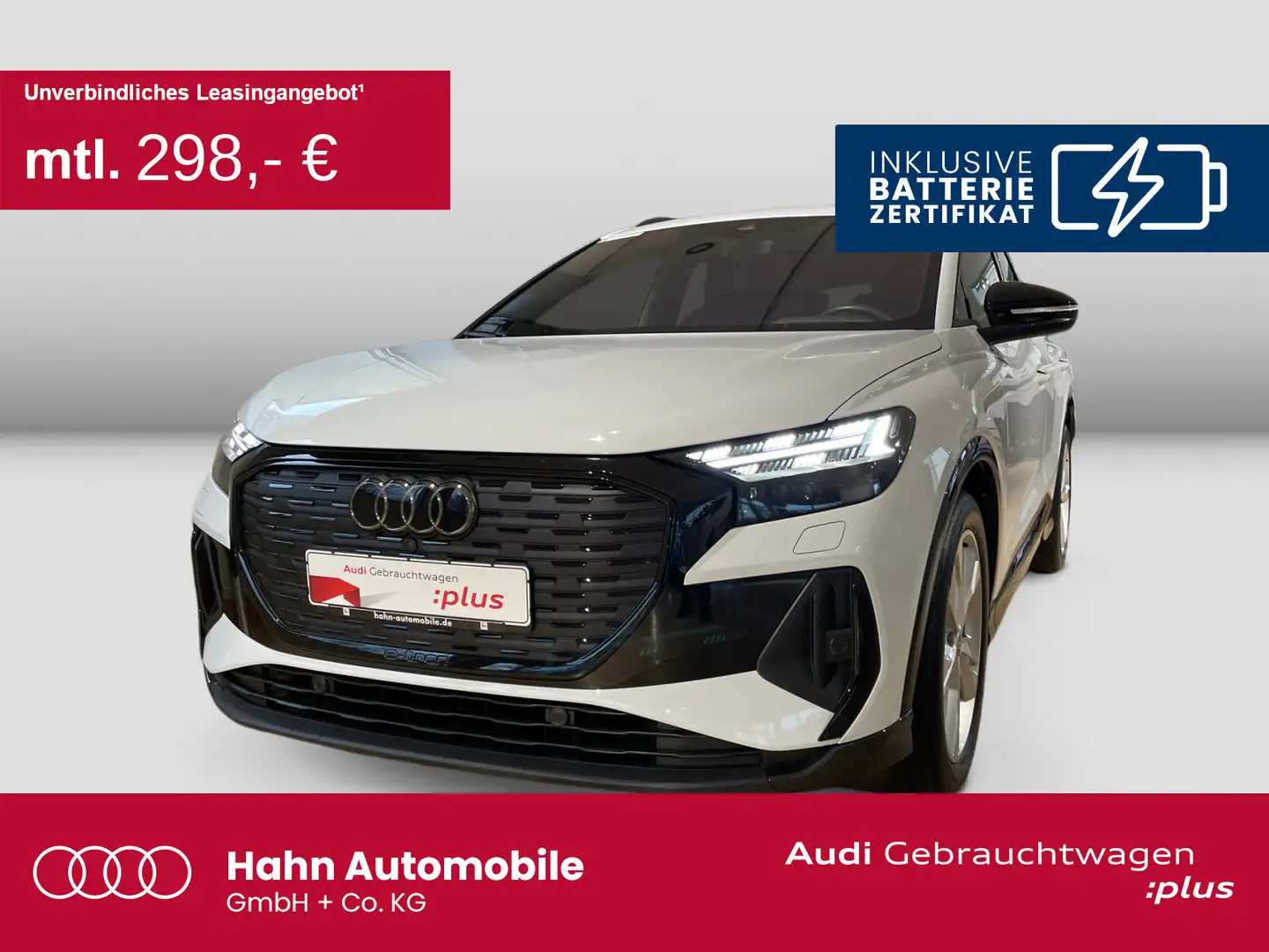 Audi Q4 e-tron 45 S-line Navi Matrix AHK Carplay PDC Blanc - 1