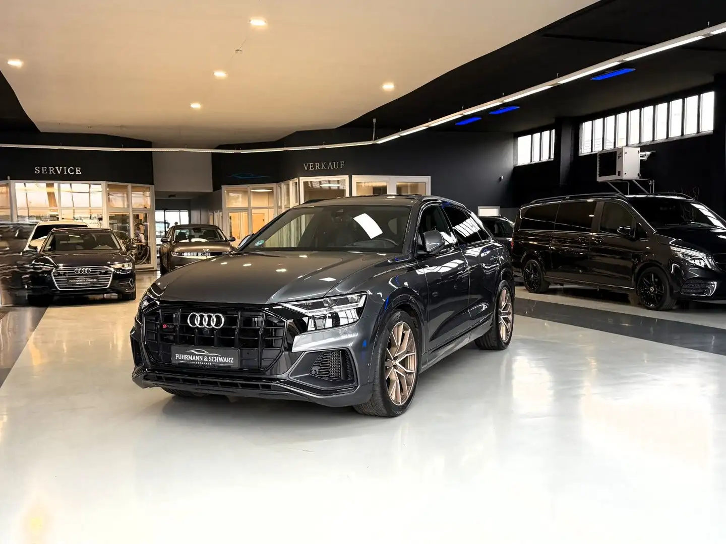 Audi SQ8 133t€ UPE PANO Adapt.-AIR AHK HeadUp Standh. Grau - 1