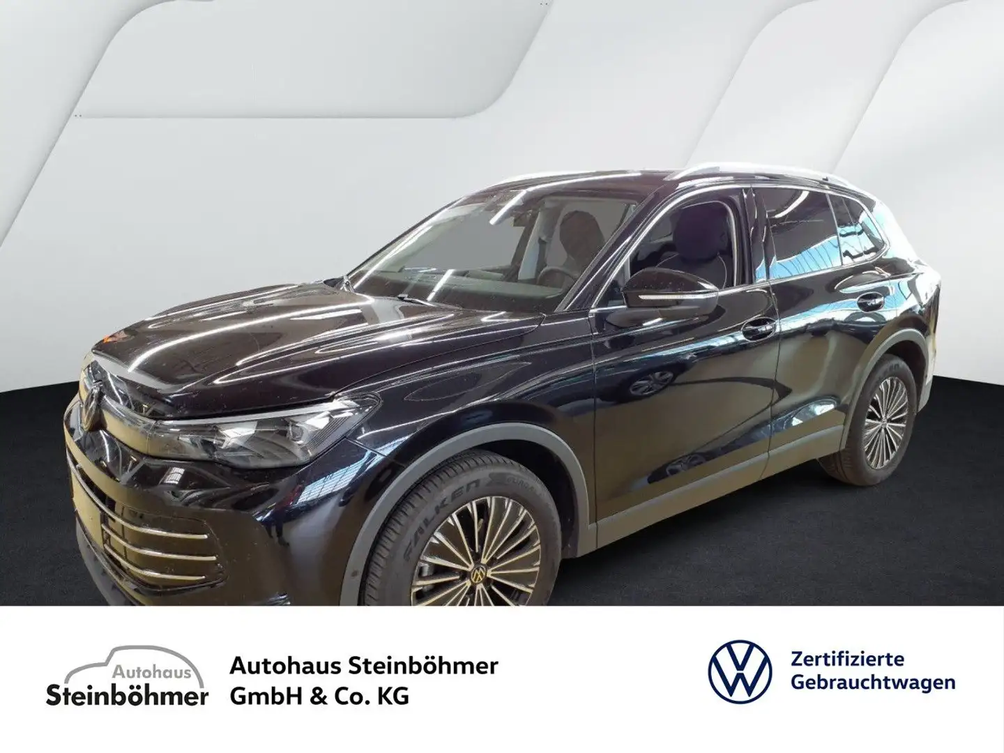 Volkswagen Tiguan Elegance 1.5eTSI Navi AHK IQLight Kamera Noir - 1