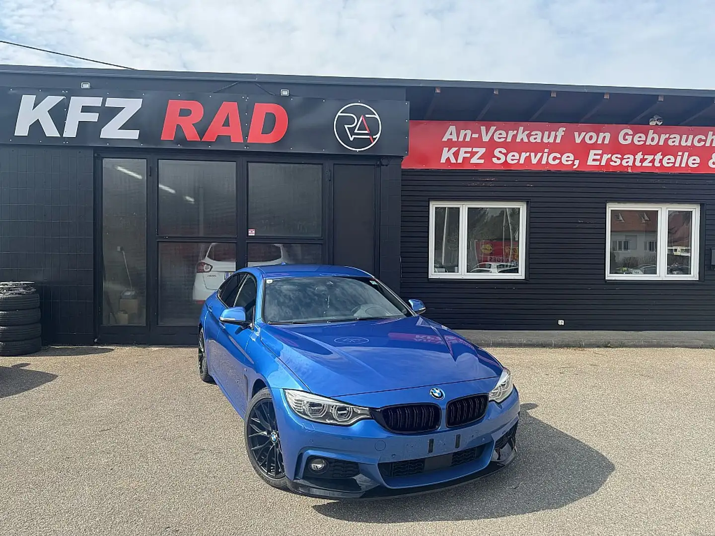 BMW 420 d Gran Coupe X-Drive *M-Paket* *LED* *VERMITTLU... Bleu - 2