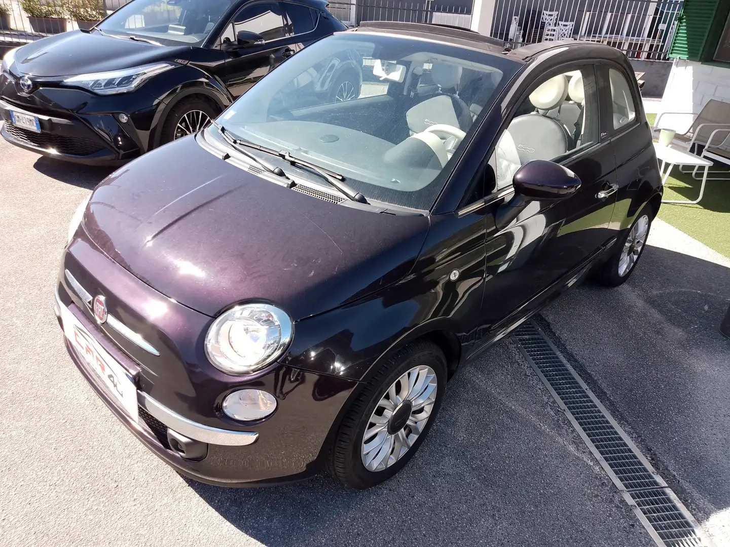 Fiat 500C 500C 0.9 t.air t. Lounge 105cv Lilla - 2