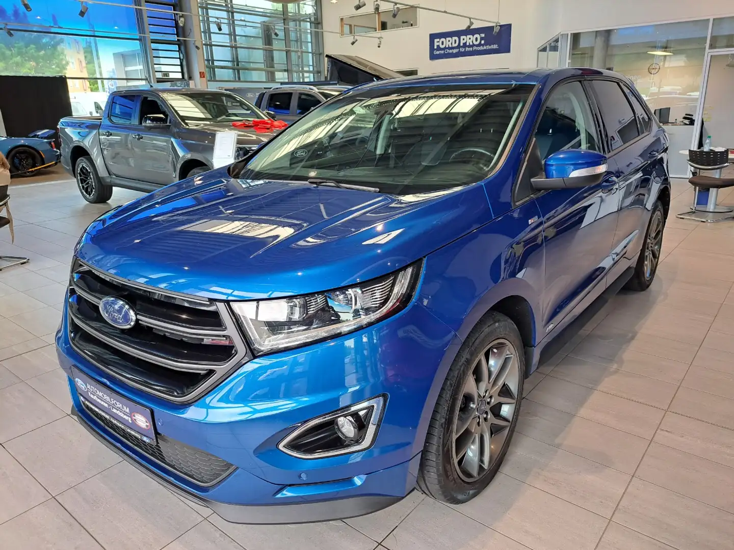 Ford Edge 2.0 TDCi BiTurbo ST-Line LED AWD AHK SHZ RFK Albastru - 2